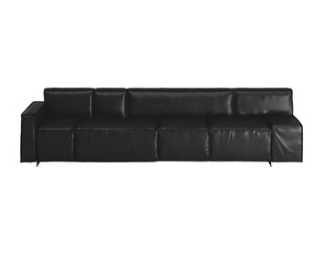 Soffan Boxplay i 4-sitsig modell, klädd i lädret Baltique 99011