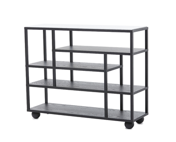 Show Hylla Svart Ek Carrara Marmor