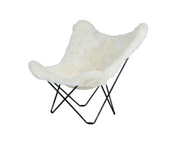 Iceland Mariposa Fåtölj Shorn White | Black