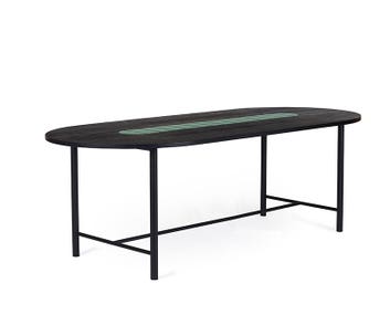 Be My Guest Matbord 220 Svart / Grön