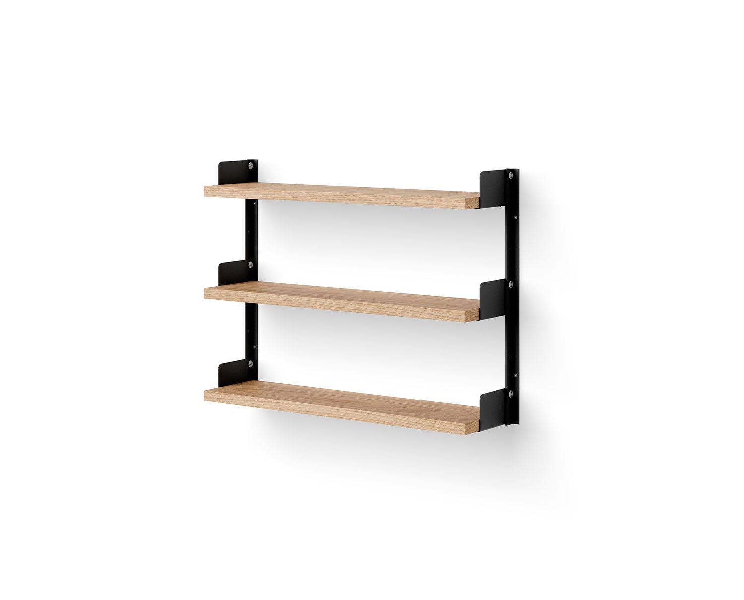 New Works Tea Hylla i utförandet Ek/Svart