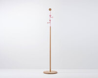 Hook rockhängare i rosa metall från Gazzda