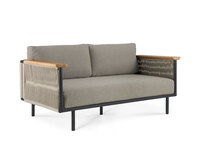 Corbey Outdoor Loungesoffa i tyget Silt