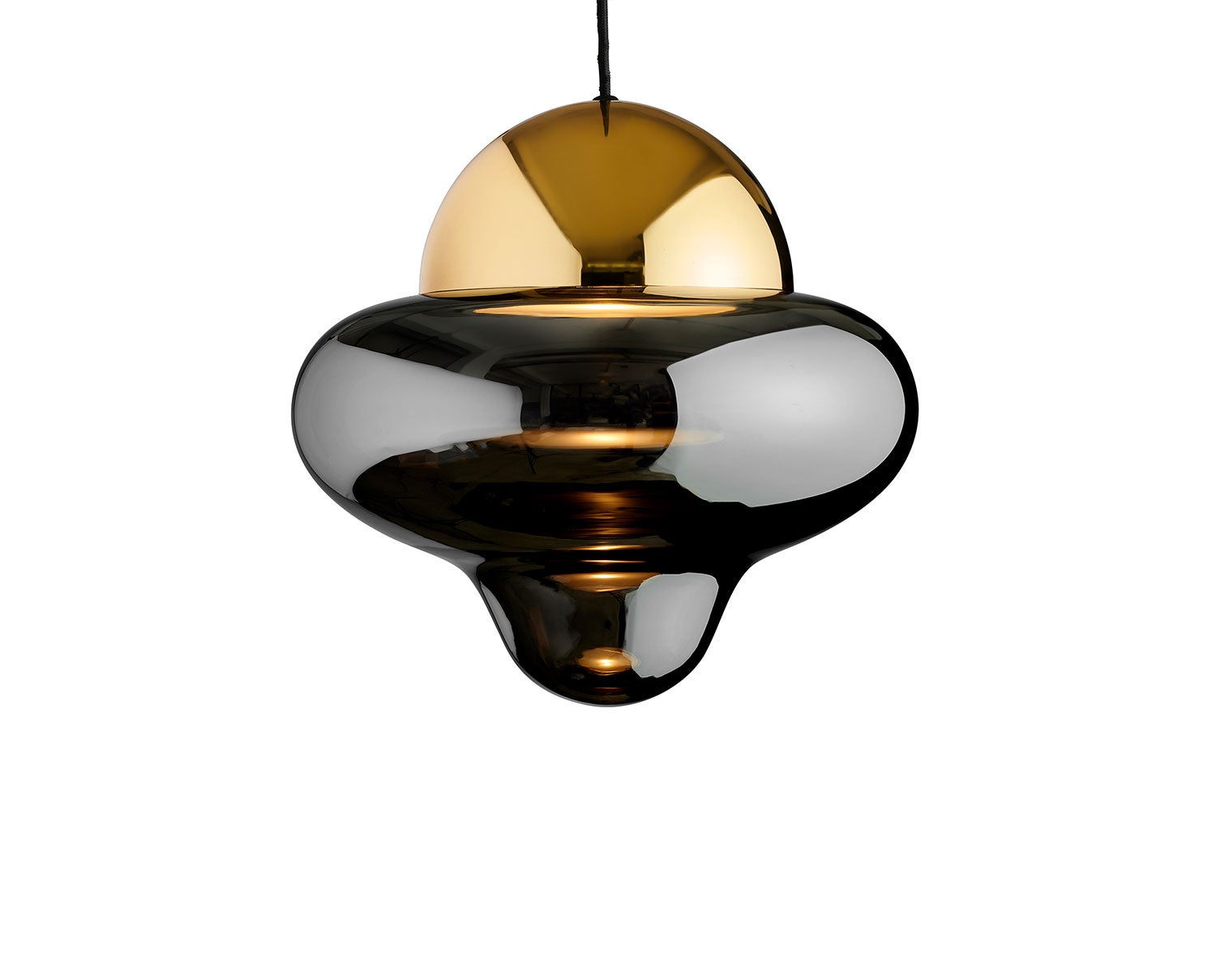 Nutty XL Smoke Glass Gold