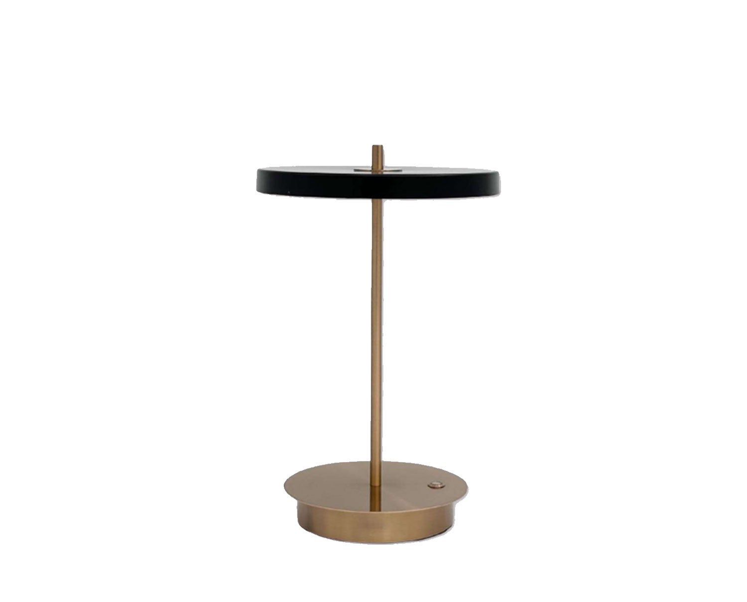Porto portable lamp black/brass from House of Firefly