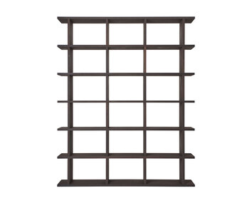 Kona bokhylla i storlek 3x6 i färgen Dark Stained.