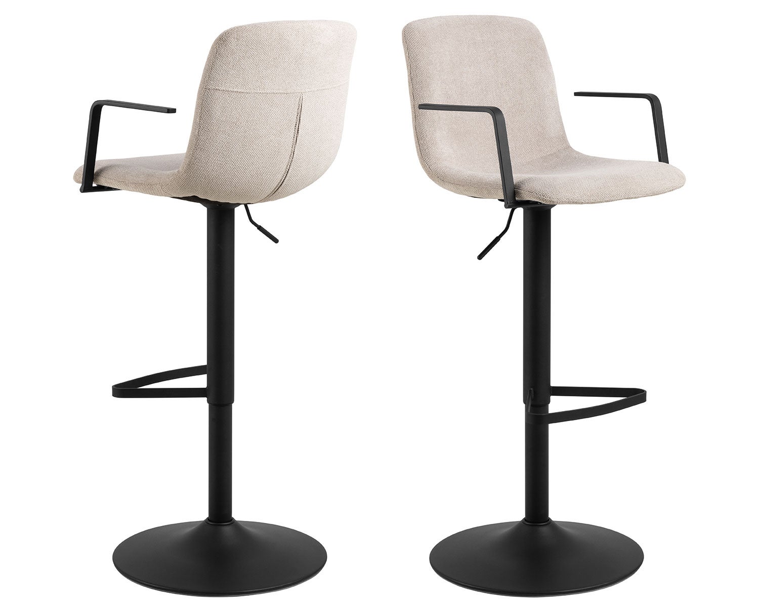 Pablo barstol bakifrån från sidan och framifrån från sidan.