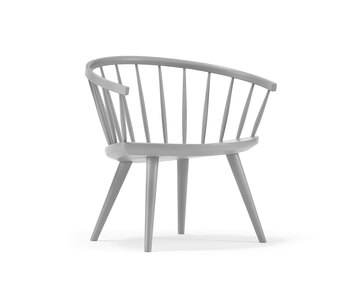 Arka loungestol i björk, ljusgrå 51 | StolAB