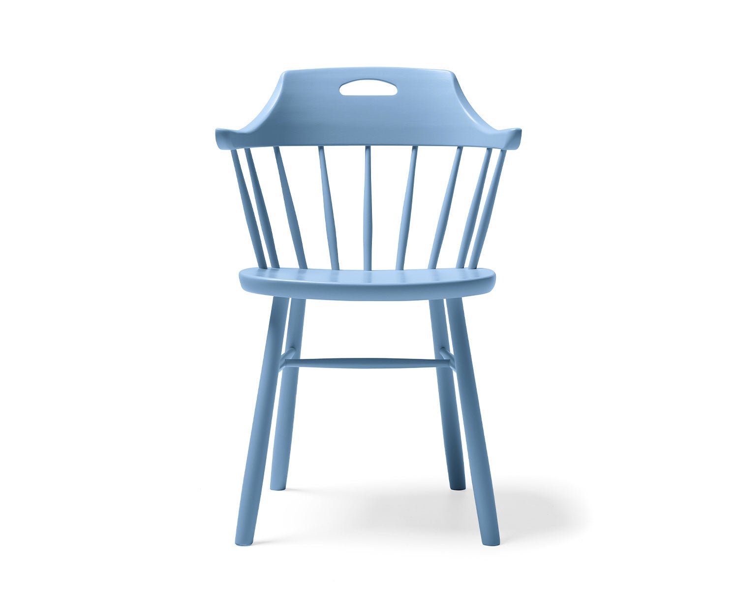 Småland Bistro Stol med handtag i utförandet Gryningsblå 57