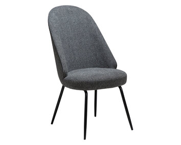 Utopia-Stol-Pebble-Grey-Boucle-Black