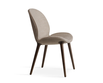 Vipp Lodge Chair Dark Oak | Fabric Ruskin 04