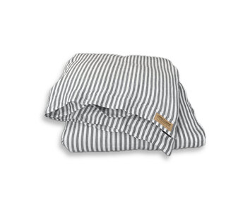 Misty Edge Påslakan 150x210 Dark Grey