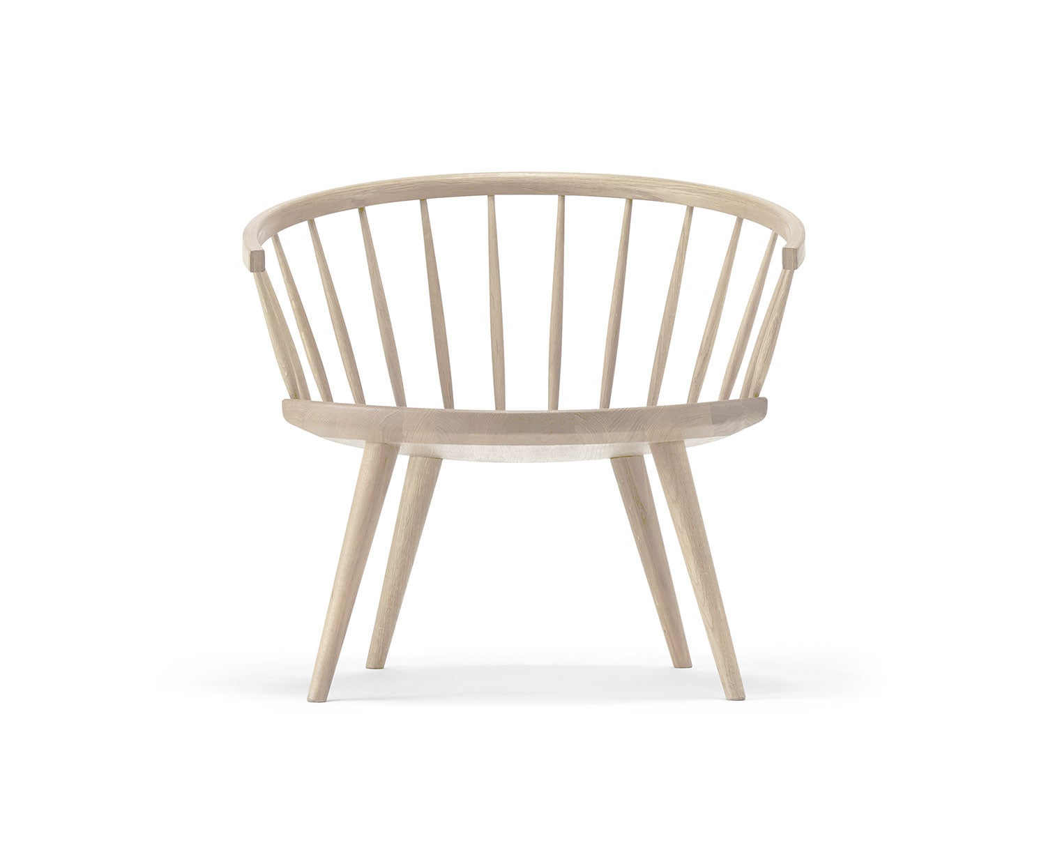 Arka loungestol i ljus mattlackad ek | StolAB