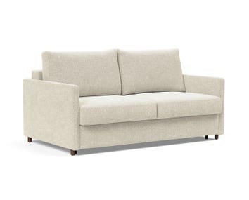 Neah Bäddsoffa 160 med Slim armstöd i tyget 357 Taura Off White