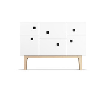 Peep C2 Skåp i färgen Vit med ben i vitpigmenterad ek