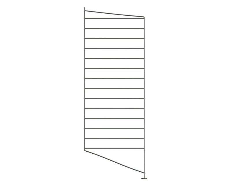 String Golvgavel 85x30 Mörkgrå