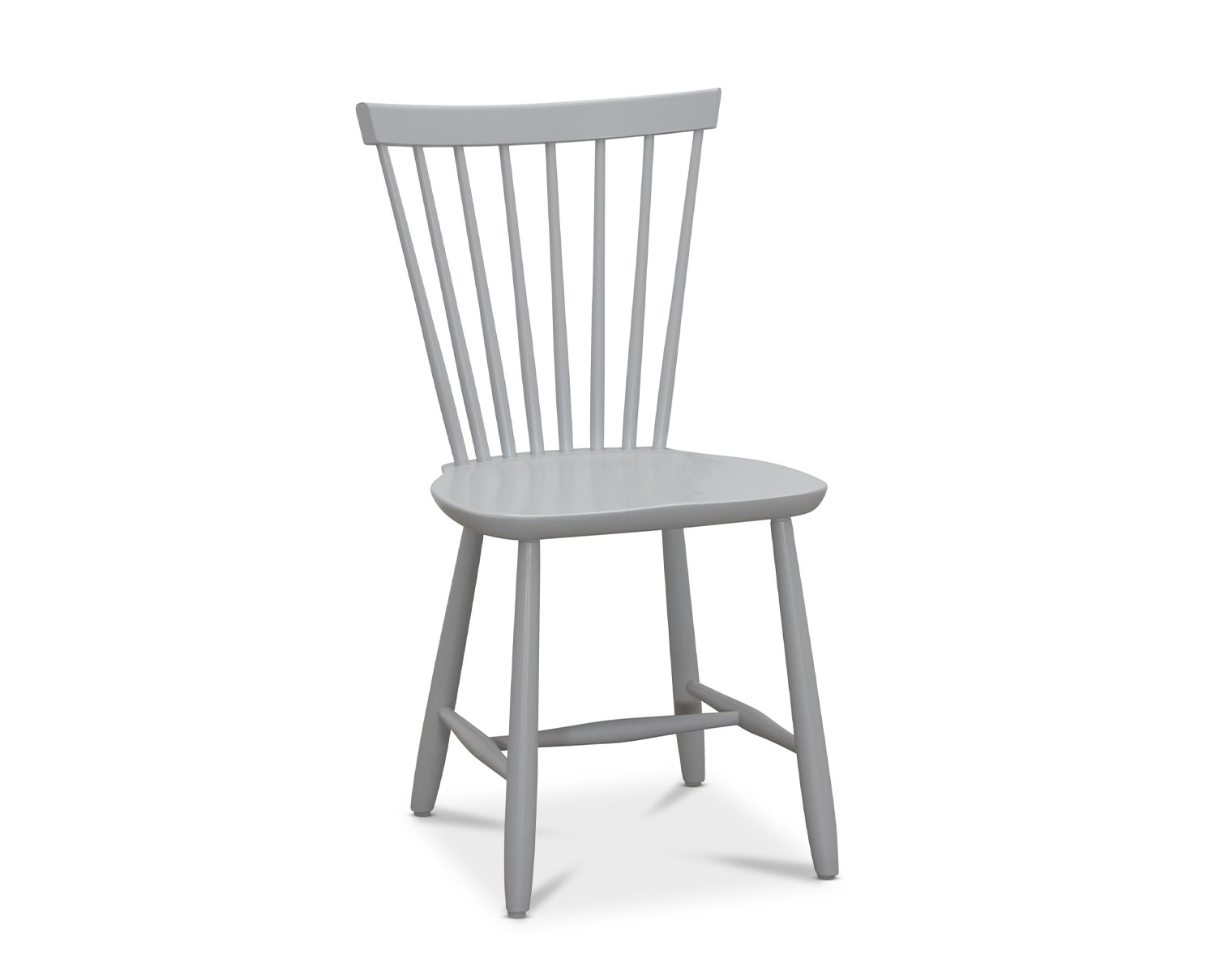 Lyckås Pinnstol i björk i färgen Grå