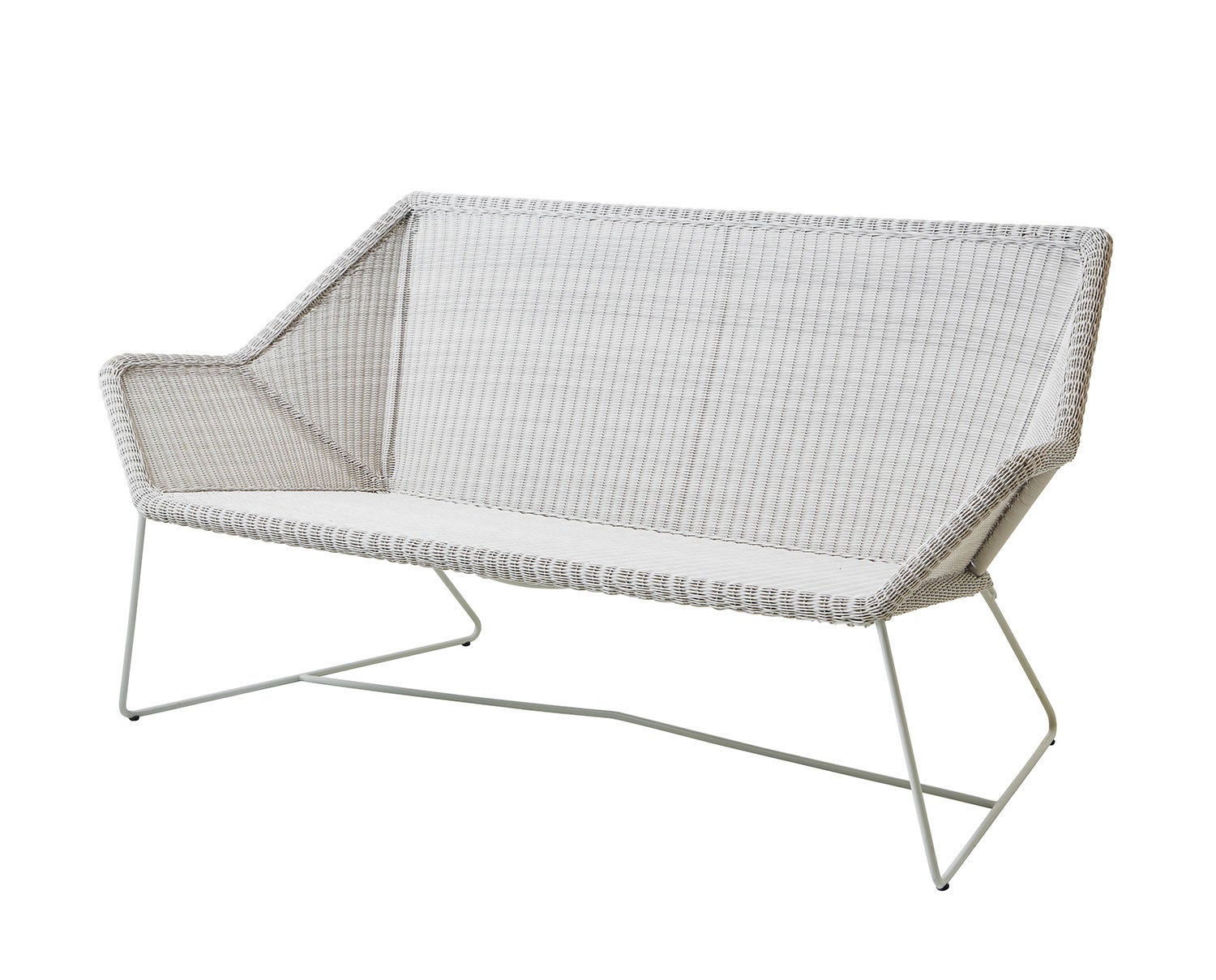 Breeze 2-sits Soffa | White/ Grey