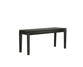 Bok Bänk Svart Ek 126 centimeter