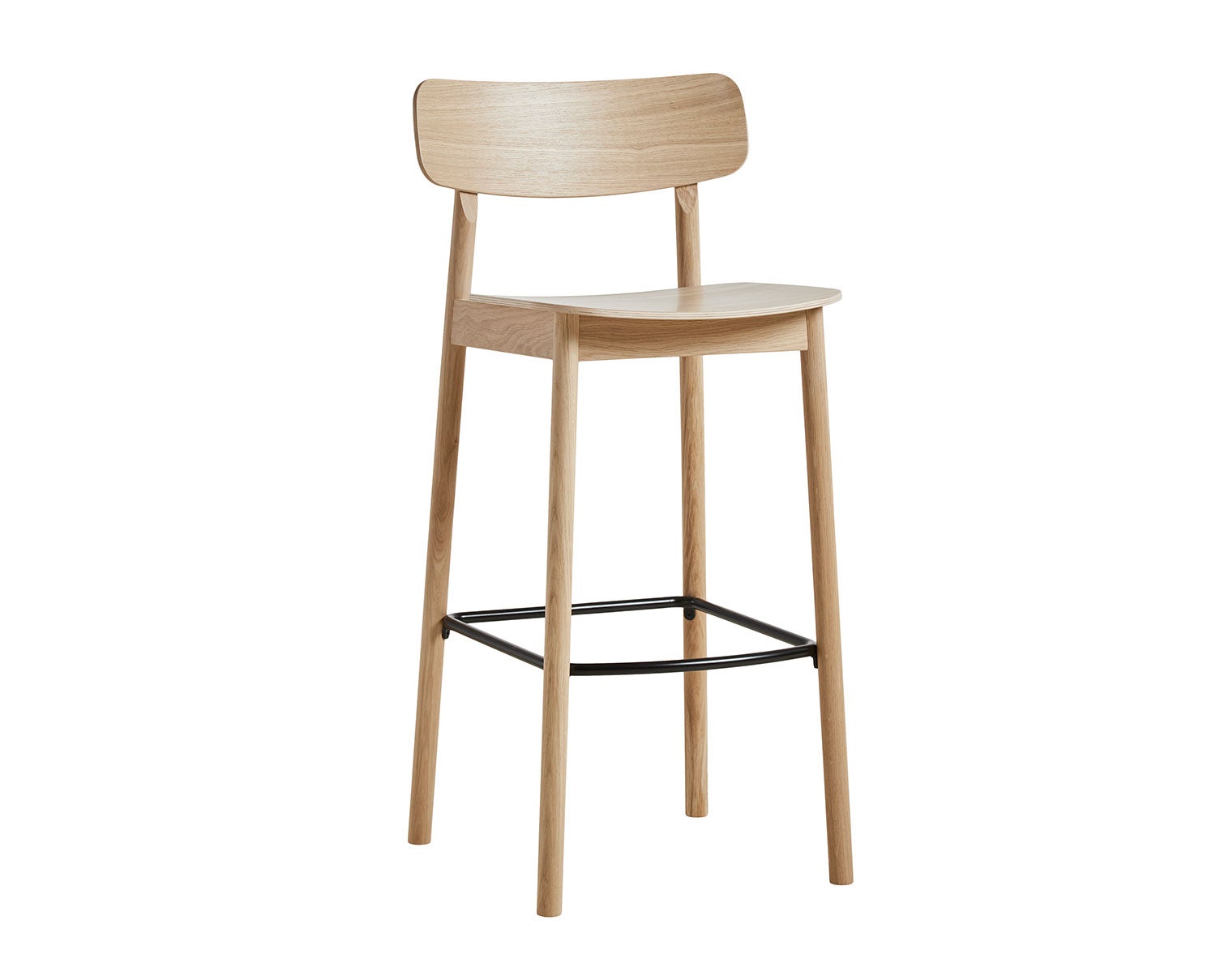 Soma Barstol Sitthöjd 75 Vitpigmenterad Ek