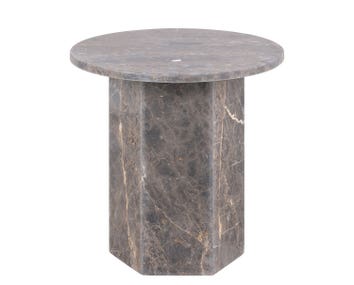 Actona Naxos mattbrun marmor lampbord.