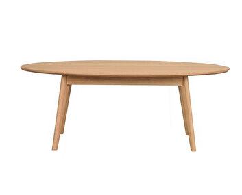 Yumi soffbord ovalt 130 cm i ek