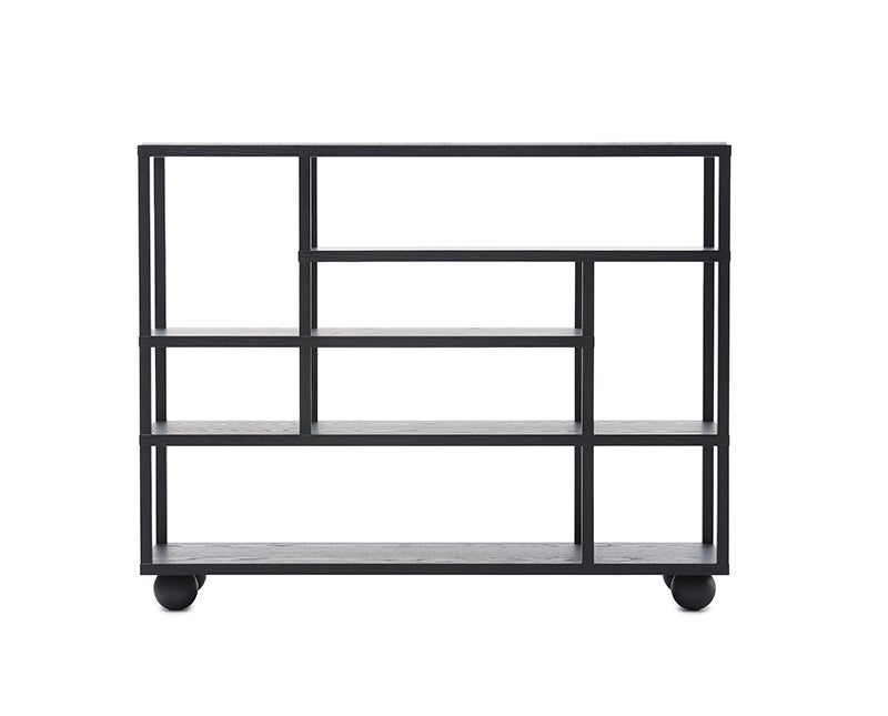 Show Hylla Svart Ek Carrara Marmor