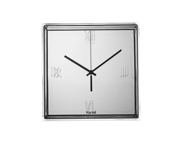 Kartell-Tic-Tac-Clock-Chrome