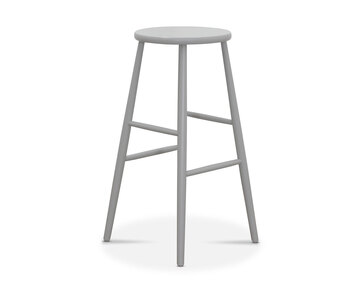 Palle Pall i sitthöjd 83 centimeter i björk i färgen Grå