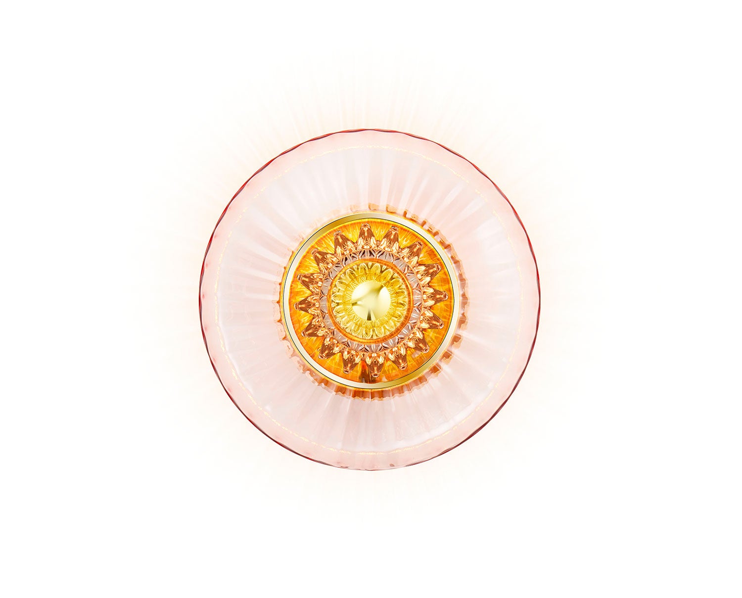 New-Wave-Optic-vägglampa i färgen Rose, med Eyeball., 