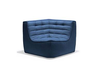 N701 Soffa Hörn Tyg Blue