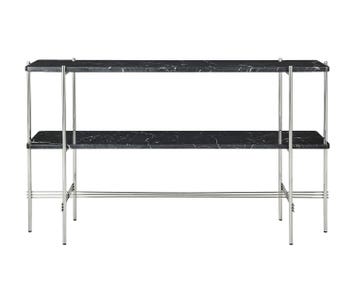 TS Console i Stål/svart marmor