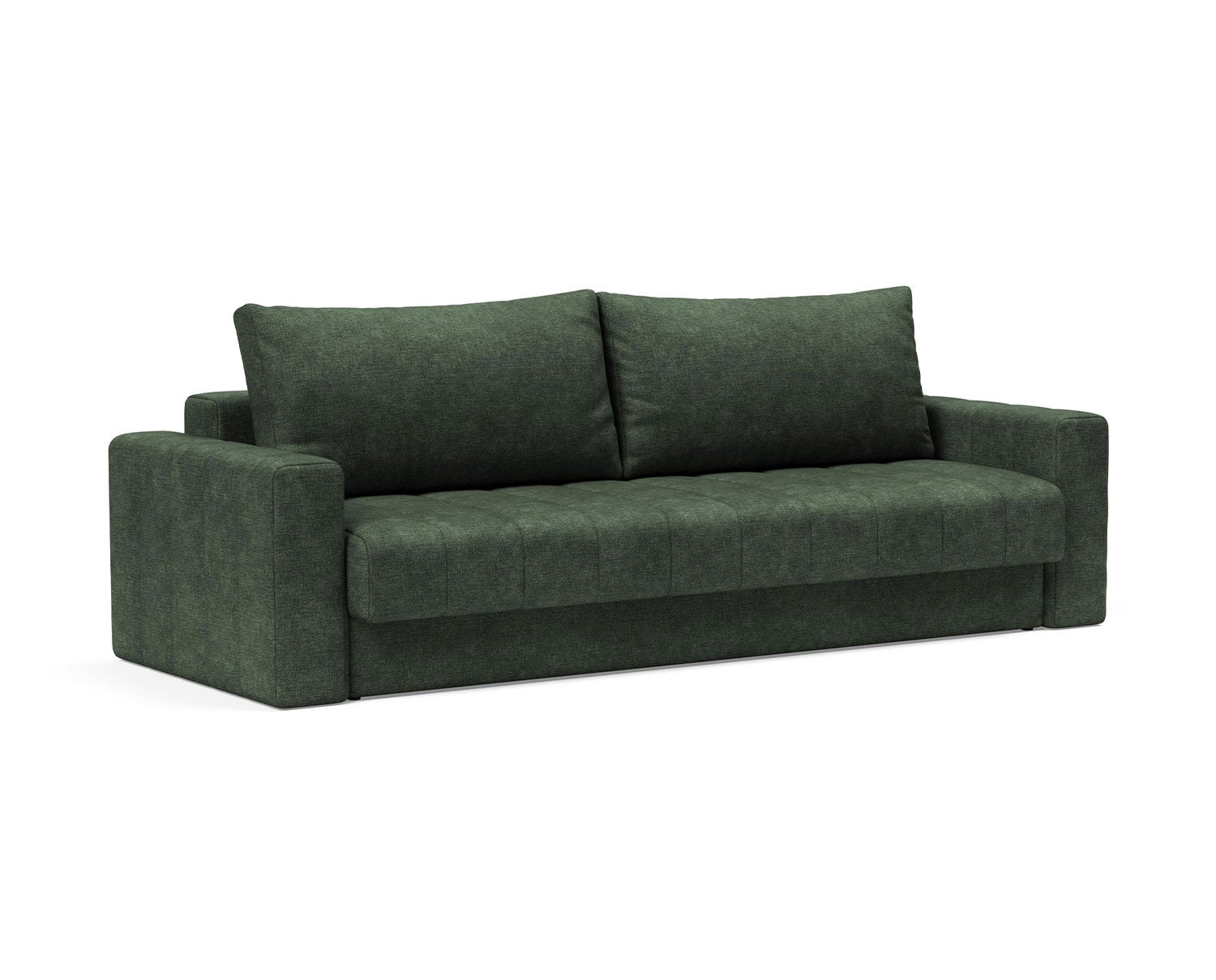 Akello Bäddsoffa med armstöd i tyget 281 Avella Pine Green