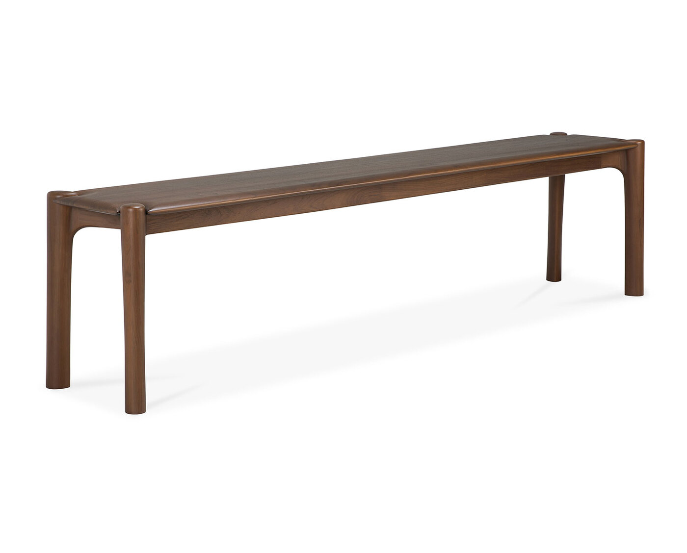 PI Bänk 186 | Brunlackad Teak
