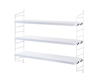 String Pocket vägghylla Vit