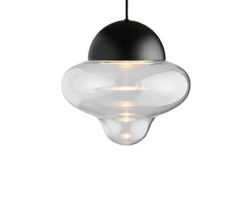 Nutty XL clear Glass Black