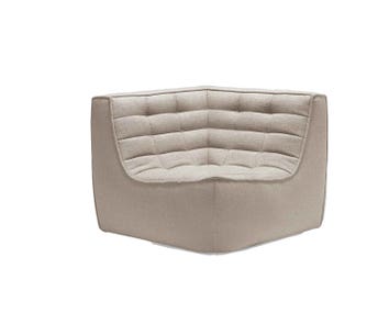 N701 Soffa Hörn Tyg Beige